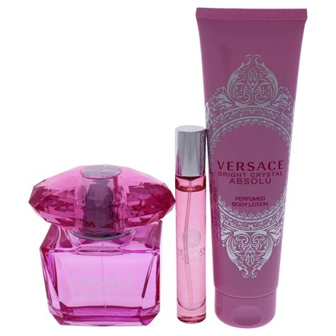 versace woman lait lumiere perfume set|Versace gift sets.